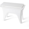 image:imageStep2 Vero inPool Shade Table Cooler Side Table with 9Gallon Basin Umbrella Hole for 15inch Water Ledge WhiteEntertaining Table