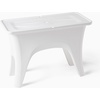 image:imageStep2 Vero inPool Shade Table Cooler Side Table with 9Gallon Basin Umbrella Hole for 15inch Water Ledge WhiteEntertaining Table