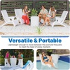image:imageStep2 Vero inPool Shade Table Cooler Side Table with 9Gallon Basin Umbrella Hole for 15inch Water Ledge WhiteShade Table