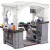 image:imageStep2 Grand Walkin Kitchen amp Grill Kids Playset IndoorOutdoor Kitchenette Interactive Play with Lights and Sounds Durable Plastic 103 Piece Toy Accessories Toddlers 2 Years Old GrayWhiteGray