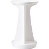 image:imageStep2 Vero inPool Shade Table Cooler Side Table with 9Gallon Basin Umbrella Hole for 15inch Water Ledge WhiteHighTop Table