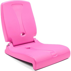 image:imageStep2 Kids Shell Flip Seat Portable Outdoor Chair for Poolside Camping Beach Stadium Providing Back Support Made of UV20 Durable Plastic MintBright Pink