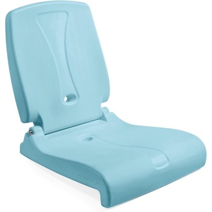 image:imageStep2 Kids Shell Flip Seat Portable Outdoor Chair for Poolside Camping Beach Stadium Providing Back Support Made of UV20 Durable Plastic MintCapri