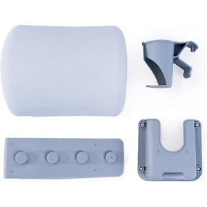 image:imageStep2 Mondello Pool Accessories 3Piece Set Lounger Pillow Cup Holder and Phone Holder Compatible with Mondello Lounger and Chair GrayGray