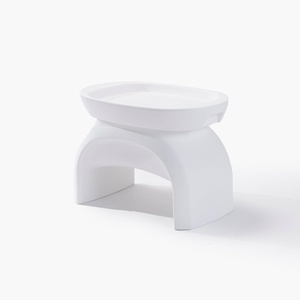 image:imageStep2 Vero inPool Shade Table Cooler Side Table with 9Gallon Basin Umbrella Hole for 15inch Water Ledge WhiteSide Table