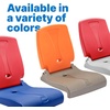 image:imageStep2 Seashell Flip Seat 2 Pack Adult Portable Outdoor Chairs for Poolside Camping Beach Stadium Providing Back Support Made of UV20 Durable Plastic Incredible WhiteRed  Blue