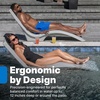 image:imageStep2 in Pool Stool 33inches Tall Waterproof Patio Furniture Bar Stool Weighted WhiteGrey