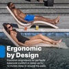 image:imageStep2 in Pool Stool 33inches Tall Waterproof Patio Furniture Bar Stool Weighted WhiteTan