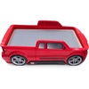 image:imageStep2 Turbocharged Twin Size Truck Car Bed Car Bed for Boys amp Girls Working Headlights amp BuiltIn Storage Made of Durable Plastic For Toddlers 3 Years Old Vibrant RedRed Truck