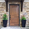 image:imageStep2 Bridgeview Tall Square Planter Large Planters for Outdoor Plants Gardening and Flower Pot for Patio or Porch Efficient Drainage Durable Plastic Onyx Black 2PackOnyx Black