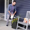 image:imageStep2 Lakewood Planter Box 2Pack Resin Outdoor Window Box Planters SelfWatering BlackBlack
