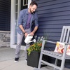 image:imageStep2 Lakewood Planter Box 2Pack Resin Outdoor Window Box Planters SelfWatering BlackBlack