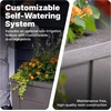 image:imageStep2 Lakewood Planter Box 2Pack Resin Outdoor Window Box Planters SelfWatering BlackDark Cedar