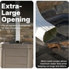 image:imageStep2 Lakewood Rain Barrel with Stand Outdoor Water Conservation Container Holds 60 Gallons Brown