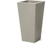 image:imageStep2 Tremont Tall Square Tapered Planter 28 in Resin Planter SelfWatering Dark CedarConcrete