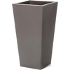 image:imageStep2 Tremont Tall Square Tapered Planter 28 in Resin Planter SelfWatering Dark CedarDark Cedar