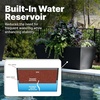 image:imageStep2 Tremont Tall Square Tapered Planter 28 in Resin Planter SelfWatering Dark CedarOnyx Black