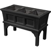 image:imageStep2 Atherton Raised Planter Box Large Planters for Outdoor Plants Gardening and Flower Pot for Patio or Porch Easy Drainage Durable Plastic Onyx BlackOnyx Black