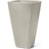 image:imageStep2 Bridgeview Tall Square Planter Large Planters for Outdoor Plants Gardening and Flower Pot for Patio or Porch Efficient Drainage Durable Plastic Onyx Black 2PackConcrete