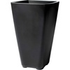 image:imageStep2 Bridgeview Tall Square Planter Large Planters for Outdoor Plants Gardening and Flower Pot for Patio or Porch Efficient Drainage Durable Plastic Onyx Black 2PackOnyx Black