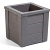 image:imageStep2 Lakewood Planter Box 2Pack Resin Outdoor Window Box Planters SelfWatering BlackDark Cedar