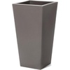 image:imageStep2 Tremont Tall Square Tapered Planter 28 in Resin Planter SelfWatering Dark CedarDark Cedar