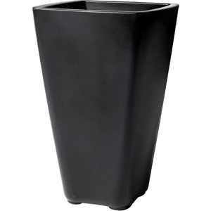 image:imageStep2 Bridgeview Tall Square Planter Large Planters for Outdoor Plants Gardening and Flower Pot for Patio or Porch Efficient Drainage Durable Plastic Onyx Black 2PackOnyx Black