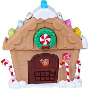 image:imageStep2 My First Gingerbread House Kids Interactive Christmas Holiday Toy Lights Up and Plays Music Includes 20 Accessories For Toddlers 1 Years Old